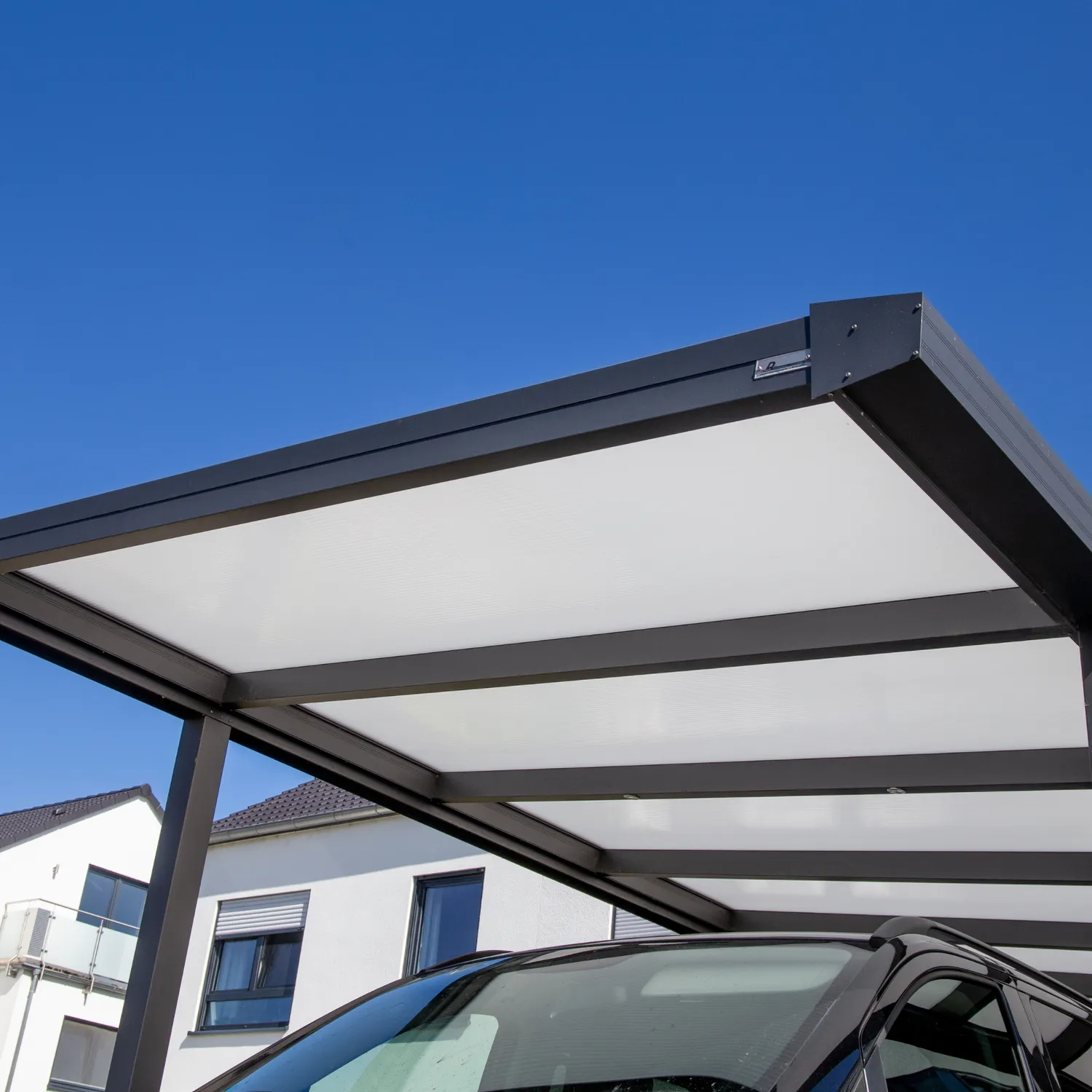 Terrasse avec structure aluminium